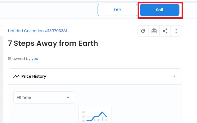 Sell NFT on OpenSea