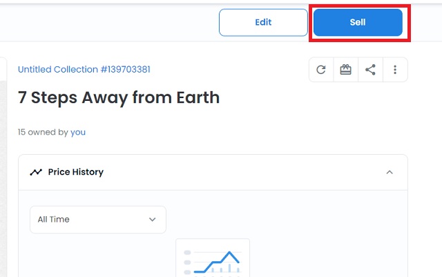 Sell NFT on OpenSea