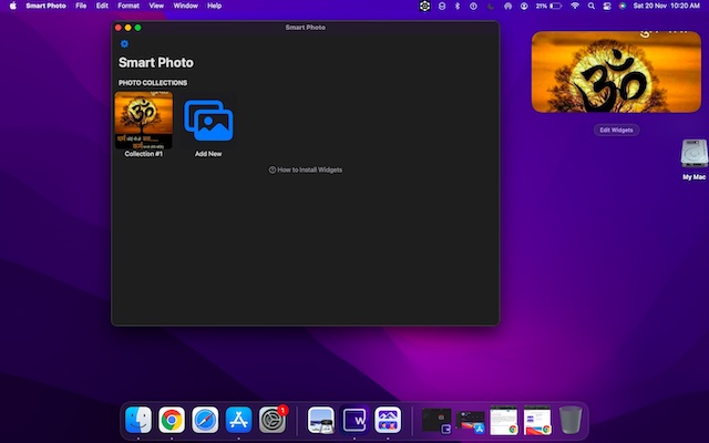 Smart Photo Widget for macOS 