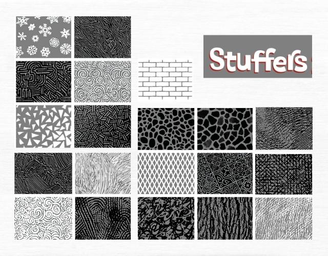 Stocking Stuffers - Free Background Texture Brushes