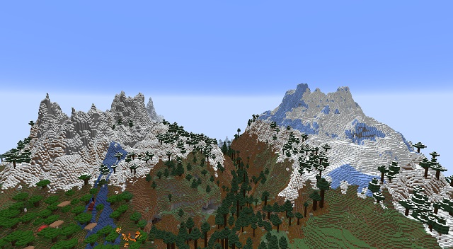 The Himalayas in Best Minecraft 1.18 Seeds