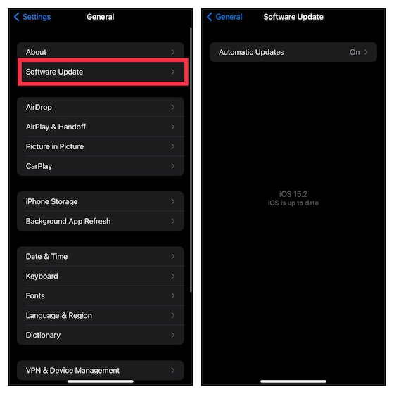在 iPhone 和 iPad 上更新软件