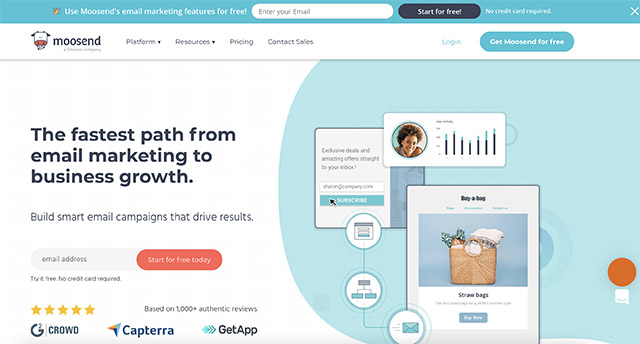 moosend email marketing platform