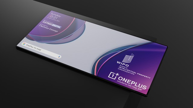 OnePlus Patent Reveals a Tri-Fold, Dual-Hinge Smartphone