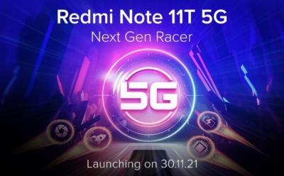 redmi note 11t 5g launch