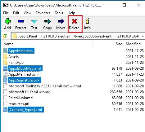 Modify the Windows 11 Paint application