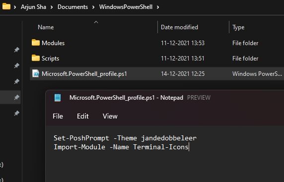 Tùy chỉnh PowerShell trong Windows Terminal với Oh My Posh