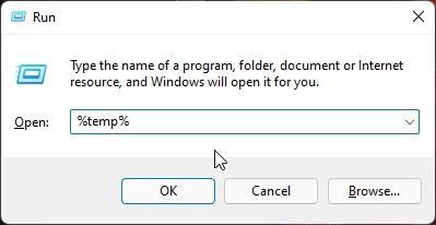 Удаление временных файлов в Windows 11 вручную