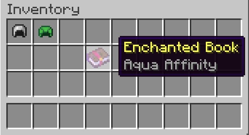 Aqua Affinity Enchantment