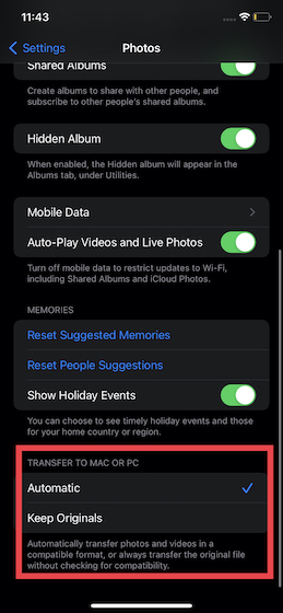 如何在 iPhone 而不是 HEIC 上拍摄 JPEG 图片