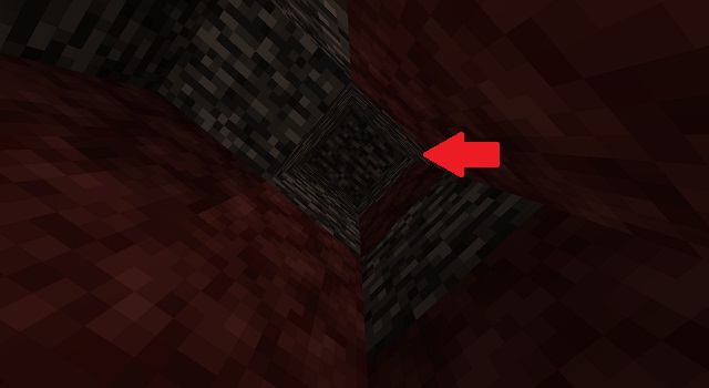 Bedrock in Nether