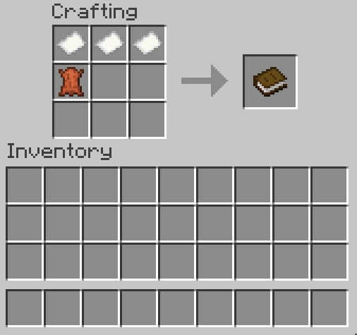 Crafting Recipe for Book