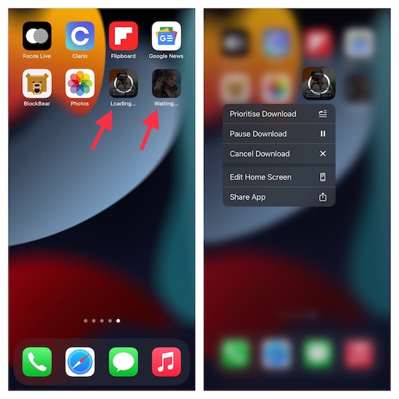 Downloading apps on iOS and iPadOS 