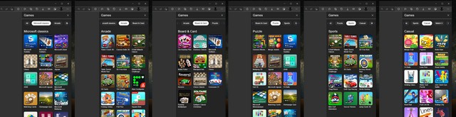 Microsoft Is Testing A Games Panel For The Edge Browser 