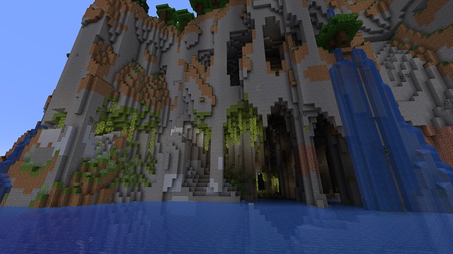 Exposed Seaside Lush Caves