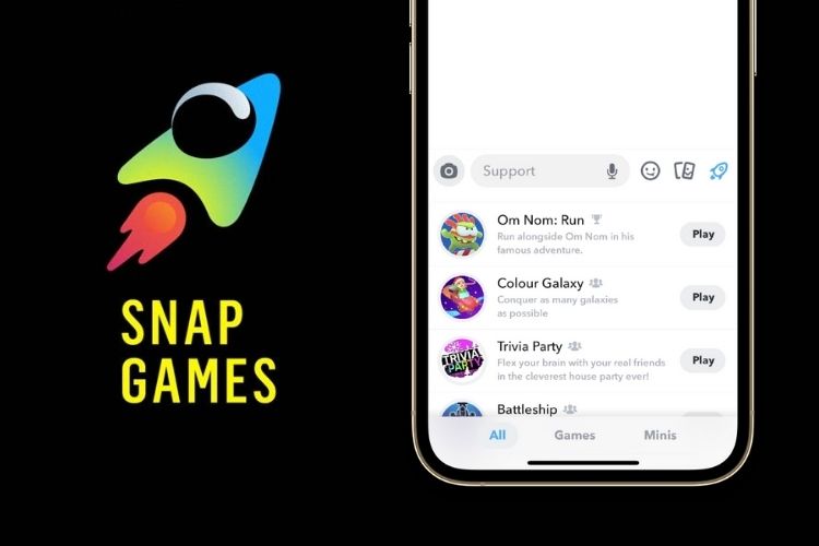 Как да играя игри на Snapchat