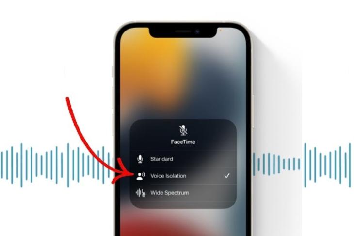 Sử dụng FaceTime mà không lo bị làm phiền bởi tiếng ồn phía sau với tính năng loại bỏ tiếng ồn trên giao diện. Hình ảnh liên quan đến sản phẩm sẽ giúp bạn hiểu rõ hơn về tính năng này và tận hưởng cuộc gọi chất lượng cao như không có tiếng ồn. 