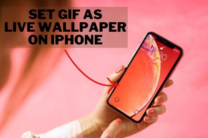 Can GIF be set as live wallpaper?