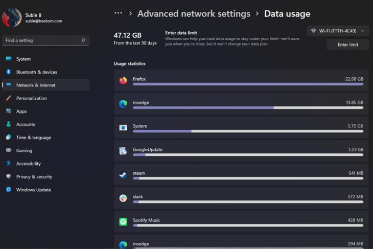 How to Track Internet Usage on Windows 11