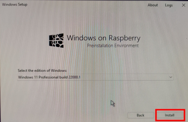 Boot Windows 11/10 on Raspberry Pi