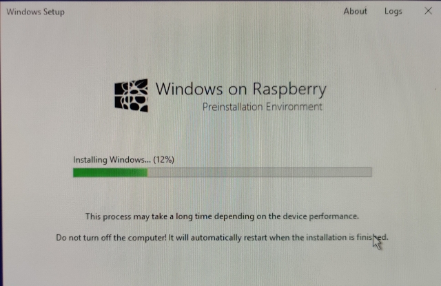 Boot Windows 11/10 on Raspberry Pi