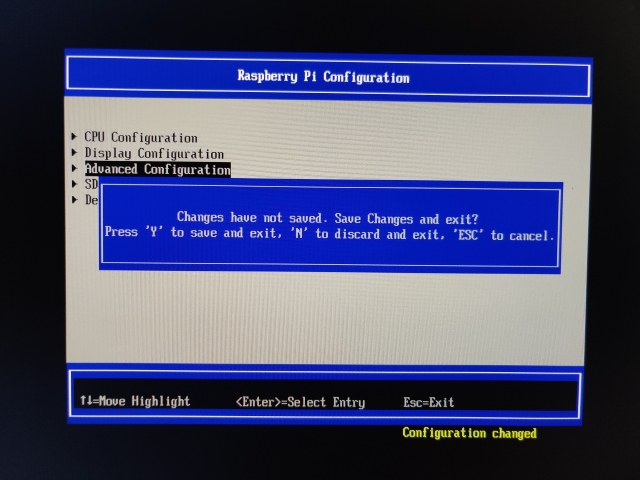 Remove the RAM limitation under Windows on Raspberry