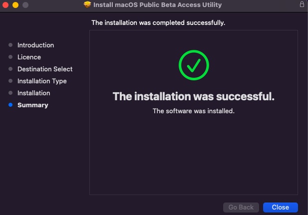 Download and install macOS Monterey beta