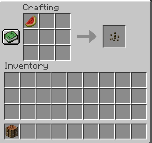 Melon seeds crafting recipe