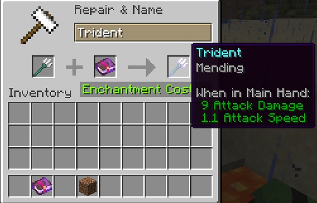 Mending 1 on Trident