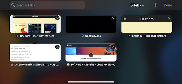 What is Safari Landscape Tab Bar and How to Use It on iPhone? | Beebom
