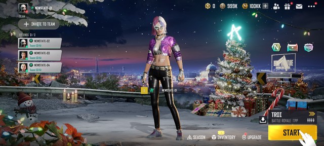 PUBG: New State holiday-themed lobby