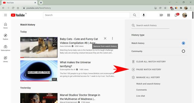 how-to-delete-youtube-history-on-android-ios-and-web-beebom