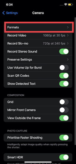 How to Take JPEG Pictures on iPhone Instead of HEIC