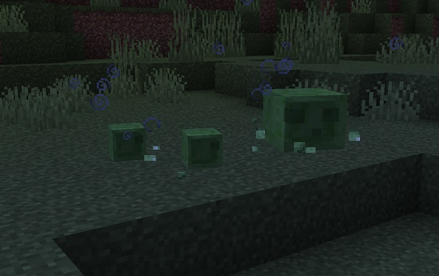 Slime Mobs en Minecraft