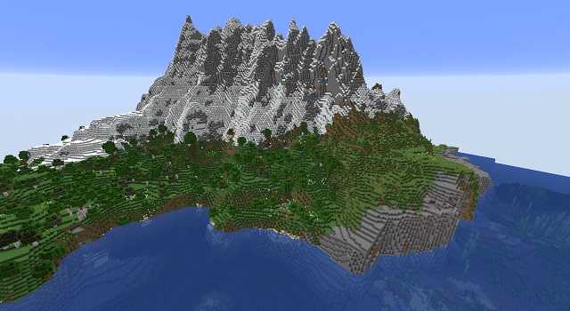 Wiji Pagunungan Pulo Islam Minecraft 1.18