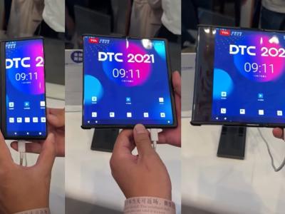 TCL Showcases a Unique "Fold and Slide" Smartphone Prototype at DTC 2021