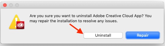 Удалите Adobe Creative Cloud на Mac 