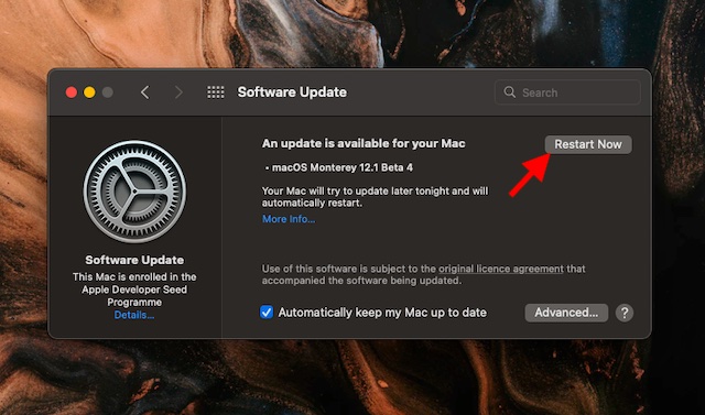 Update software on your Mac 