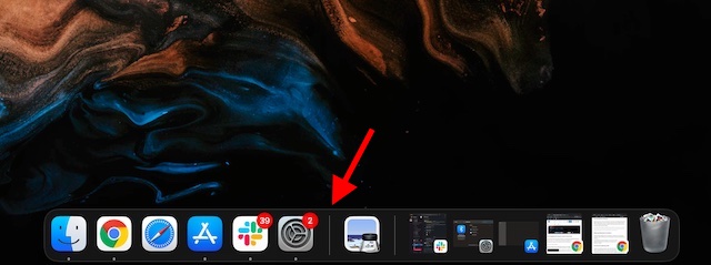 Use Dock to Relocate hidden mouse pointer on Mac