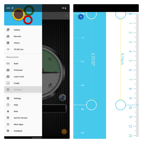 Inches and centimeters are available in this versatile 12-inch ruler with 1/ 8-inch markings. Free to download and print