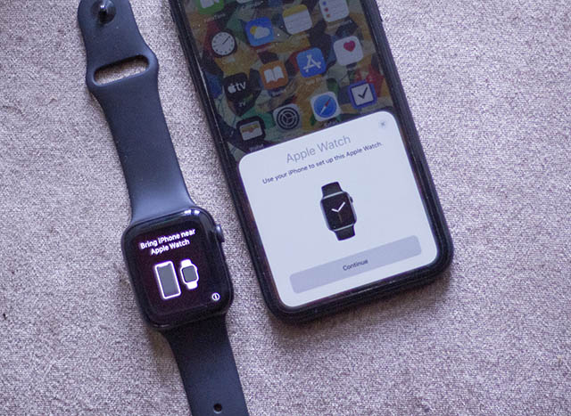 сопряжение Apple Watch с iPhone