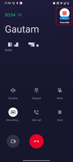 سجل المكالمات باستخدام Truecaller على الهواتف الذكية التي تعمل بنظام Android