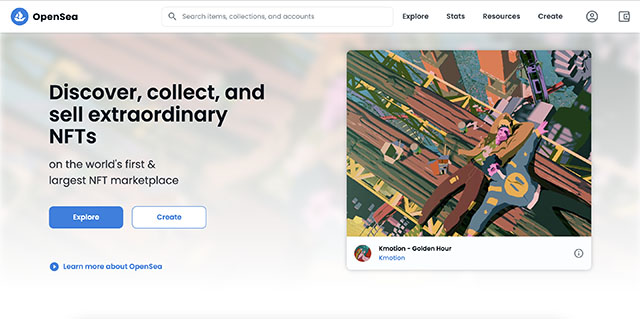 nft marketplace opensea