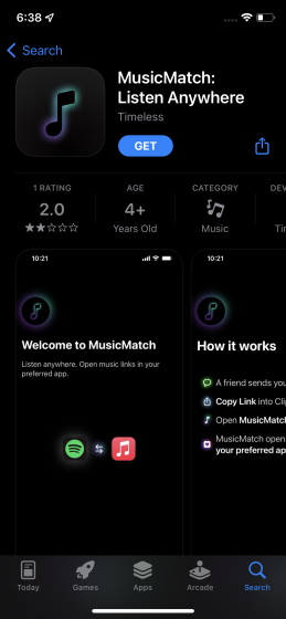 Ouvrir Le Lien Spotify Dans Apple Music - Application Musicmatch