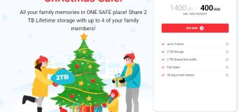 pCloud Christmas Day Sale Lifetime Plan with 71% Discount