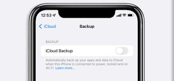 selectively backup data to icloud featured