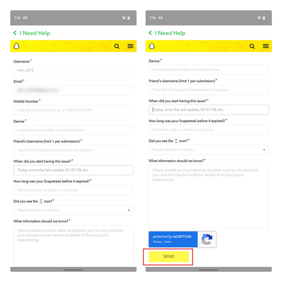 Soumettre Un Appel Pour Restaurer Snapstreak Sur Snapchat