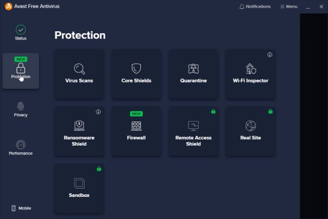 Avast Free Antivirus أفضل برامج مكافحة الفيروسات المجانية لنظام التشغيل Windows 11 (2022)