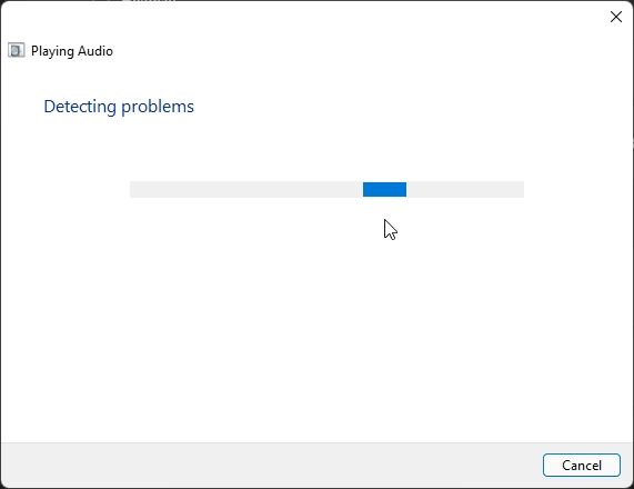 6. Try Windows Audio Troubleshooter