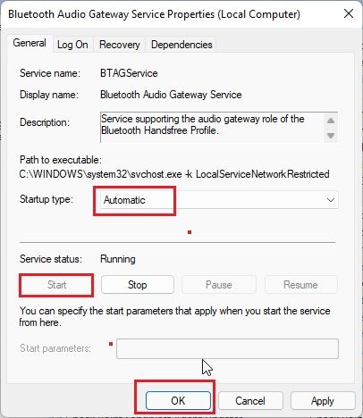 2. قم بتمكين خدمات Bluetooth